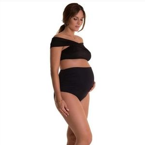 NWOT Pez D'or High Waist Maternity Bikini Bottom M